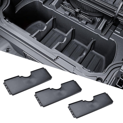 RUNROAD front packaging on Ridgeline trunk showing quick install benefit