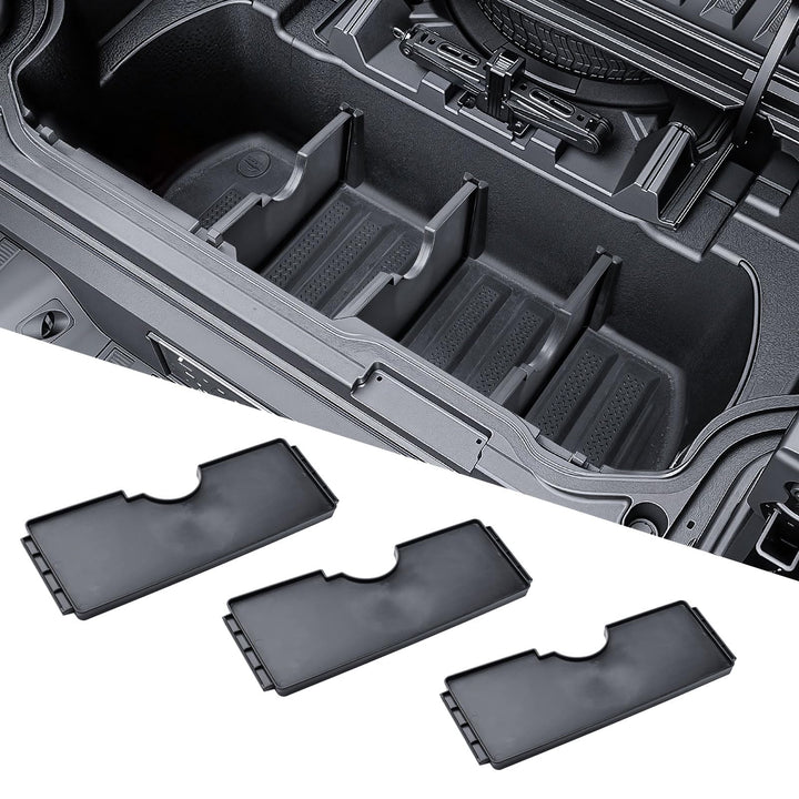 RUNROAD front packaging on Ridgeline trunk showing quick install benefit