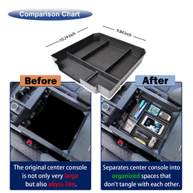 RUNROAD installed in Tundra console showing tidy interior benefit