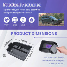 RUNROAD installed in Outback interior enhancing organization and convenience