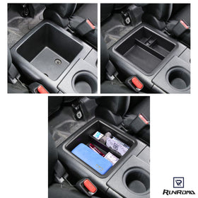 RUNROAD side profile installed in FJ Cruiser console for secure fit