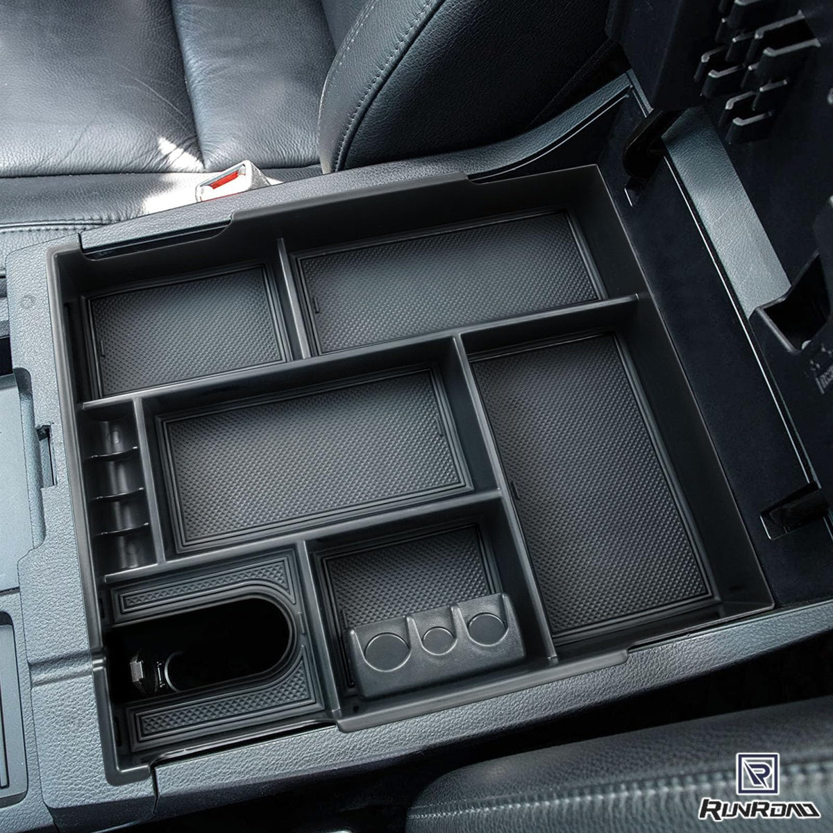RUNROAD soft liners closeup protecting items and reducing rattles while driving