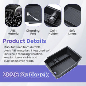 RUNROAD tray lifted from armrest illustrating easy tool-free removal