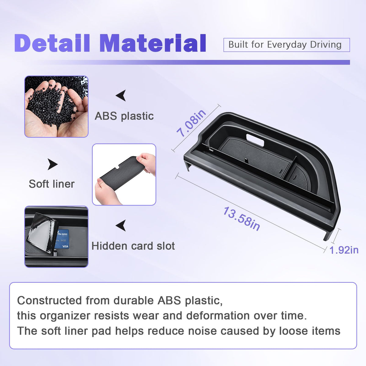 RUNROAD tray next to sunglasses and wallet showing scale benefit
