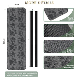 RUNROLE detail of hook-and-loop tape for easy tool-free installation