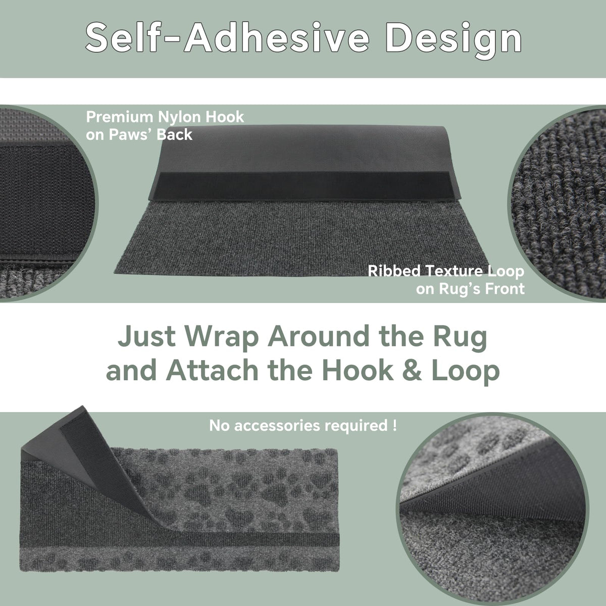 RUNROLE side angle showing wrap-around fit and easy adjustability for steps