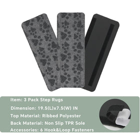 RUNROLE TPR backing detail showing waterproof slip-resistant grip