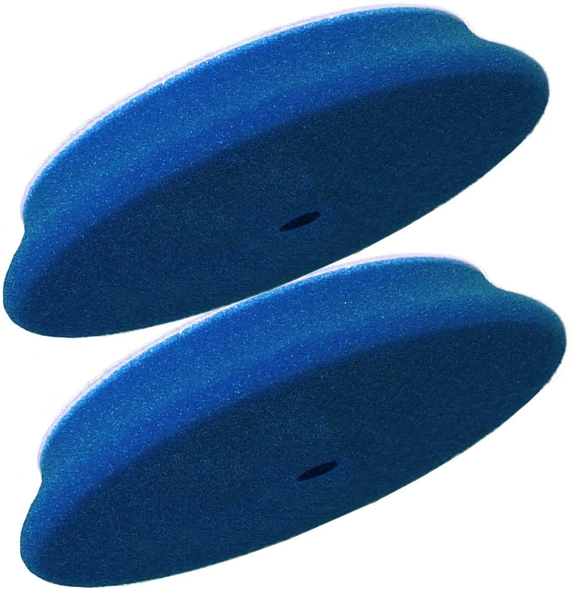 RUPES D-A COARSE front view showing 7-inch pad and packaging benefits durability