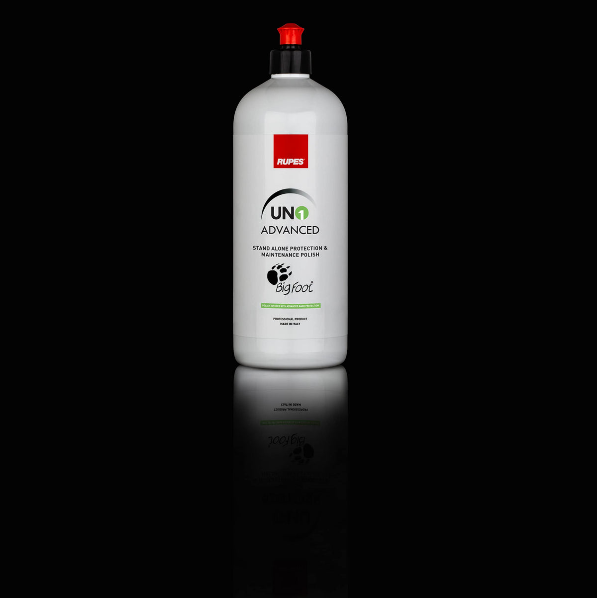 RUPES polish texture close-up on pad, demonstrating smooth micro-abrasive consistency