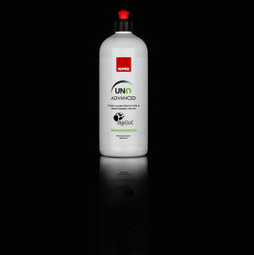 RUPES polish texture close-up on pad, demonstrating smooth micro-abrasive consistency