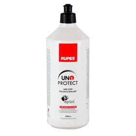 RUPES UNO front bottle showing label and volume, highlighting professional convenience