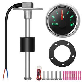 RUPSE front view of gauge and sender kit showing durable build and clear display