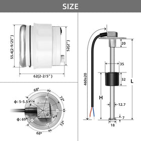RUPSE mounting pattern and NBR gasket detail for quick sealed installation