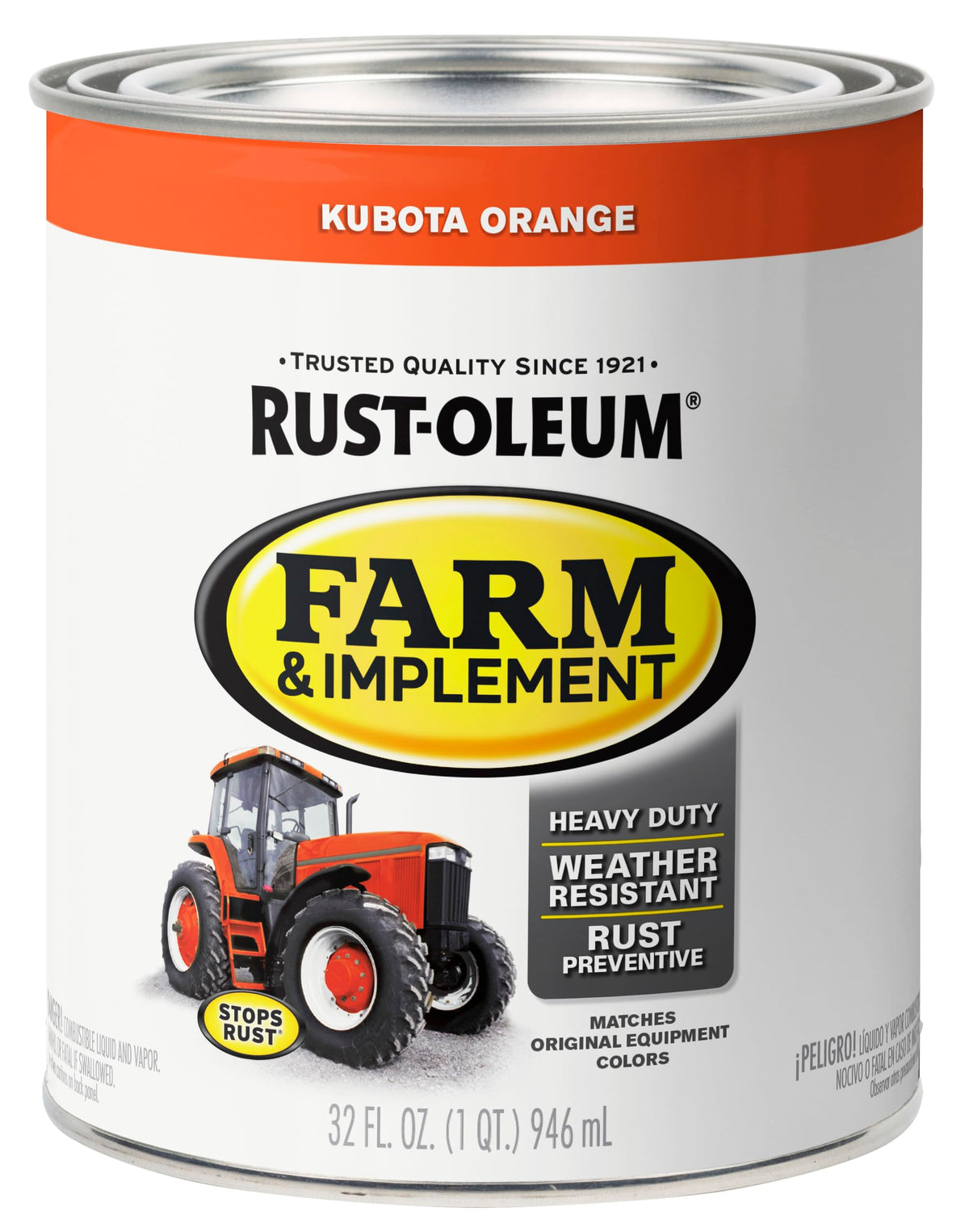Rust-Oleum brush stroke detail demonstrating smooth application and coverage