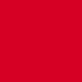 Rust-Oleum spraying cherry red onto metal, demonstrating any-angle use and smooth application