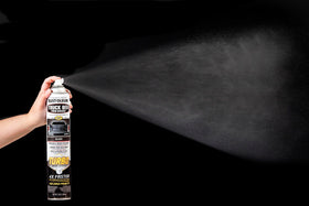 Rust-Oleum close-up of textured matte black finish demonstrating non-slip protection