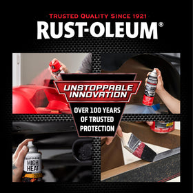 Trailer floor coated by Rust-Oleum providing protective textured surface for cargo