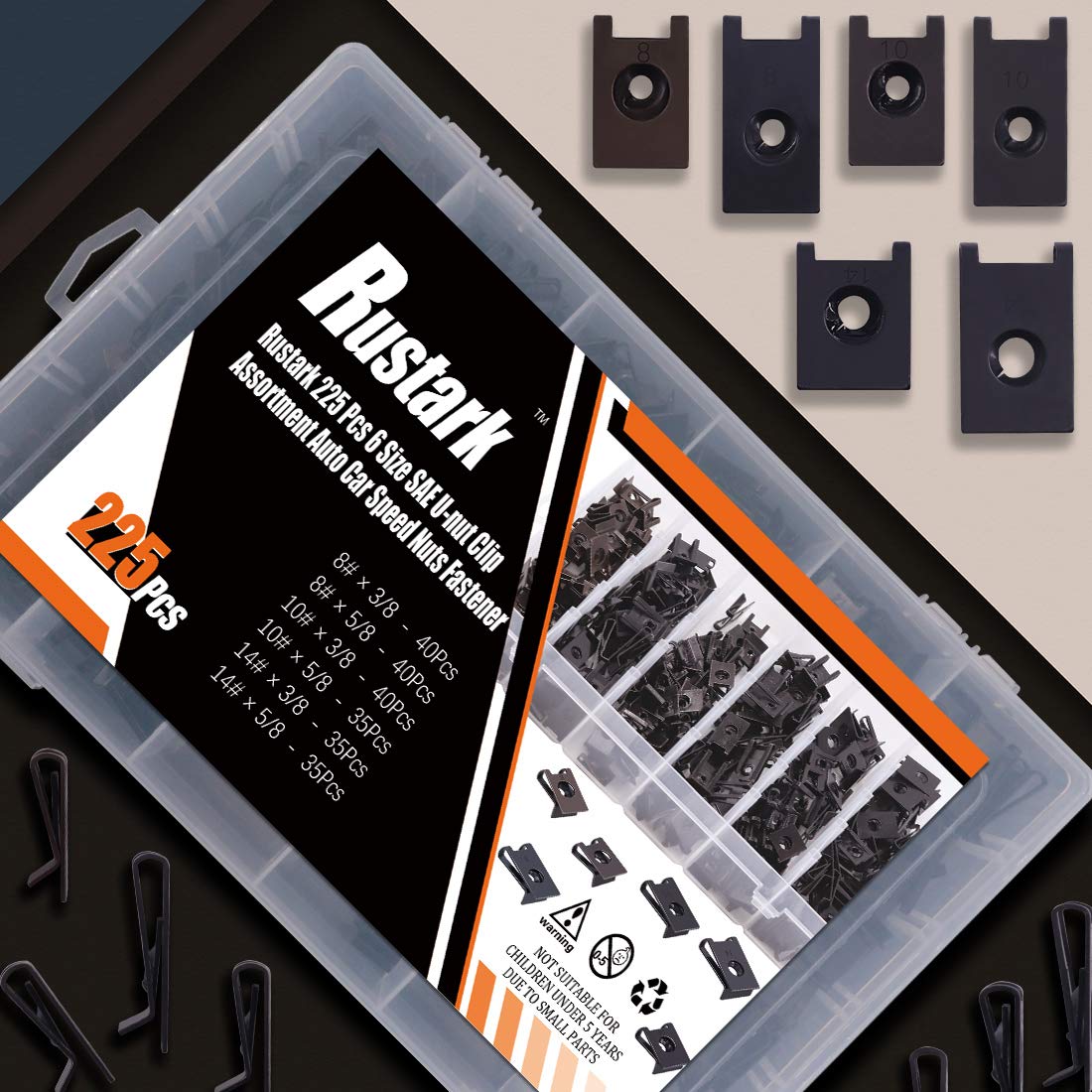 Rustark black phosphate finish close-up illustrating corrosion resistance and durability