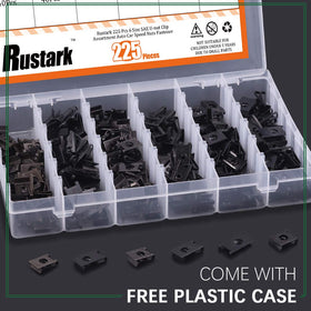 Rustark size comparison layout of all six SAE sizes to choose the correct replacement