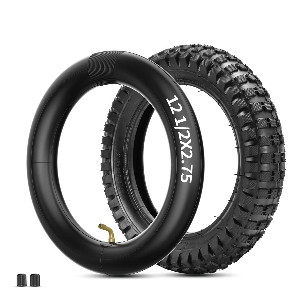 RUTU front view of tire and tube kit showing complete package and easy replacement benefit