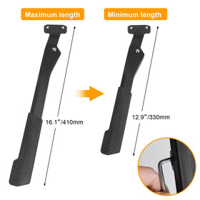 RUTU kickstand detail of bolt length adjustment for secure fit