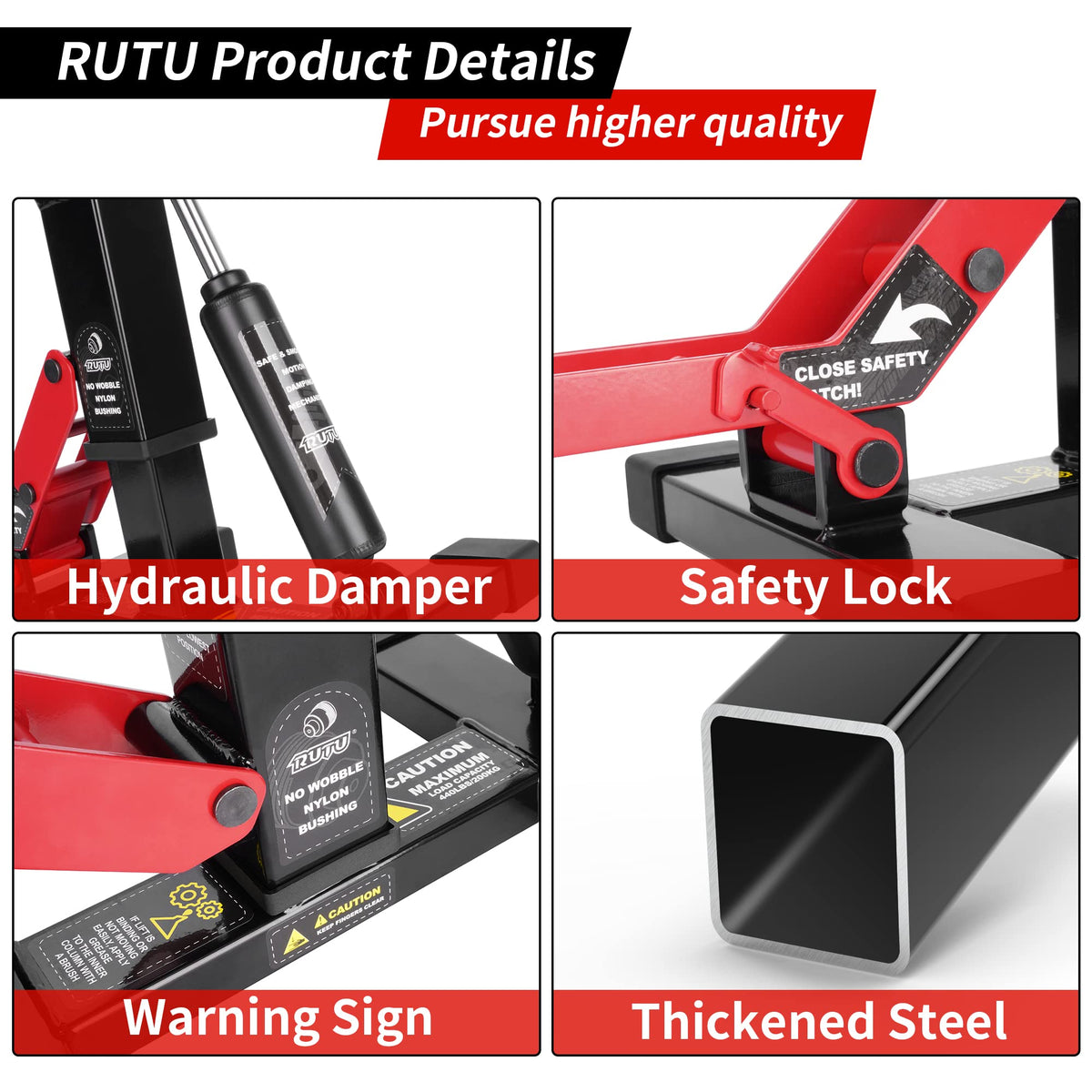 RUTU size scale with measuring tape showing 12–13.8 inch clearance fit guidance