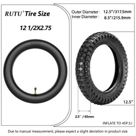 RUTU close-up of deep square tread offering better traction on mud and dirt