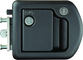 RV Designer T507 front view showing paddle and deadbolt, secure entry solution