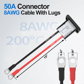 RVBOATPAT view of 8AWG cable texture highlighting flexible, tinned-copper strands