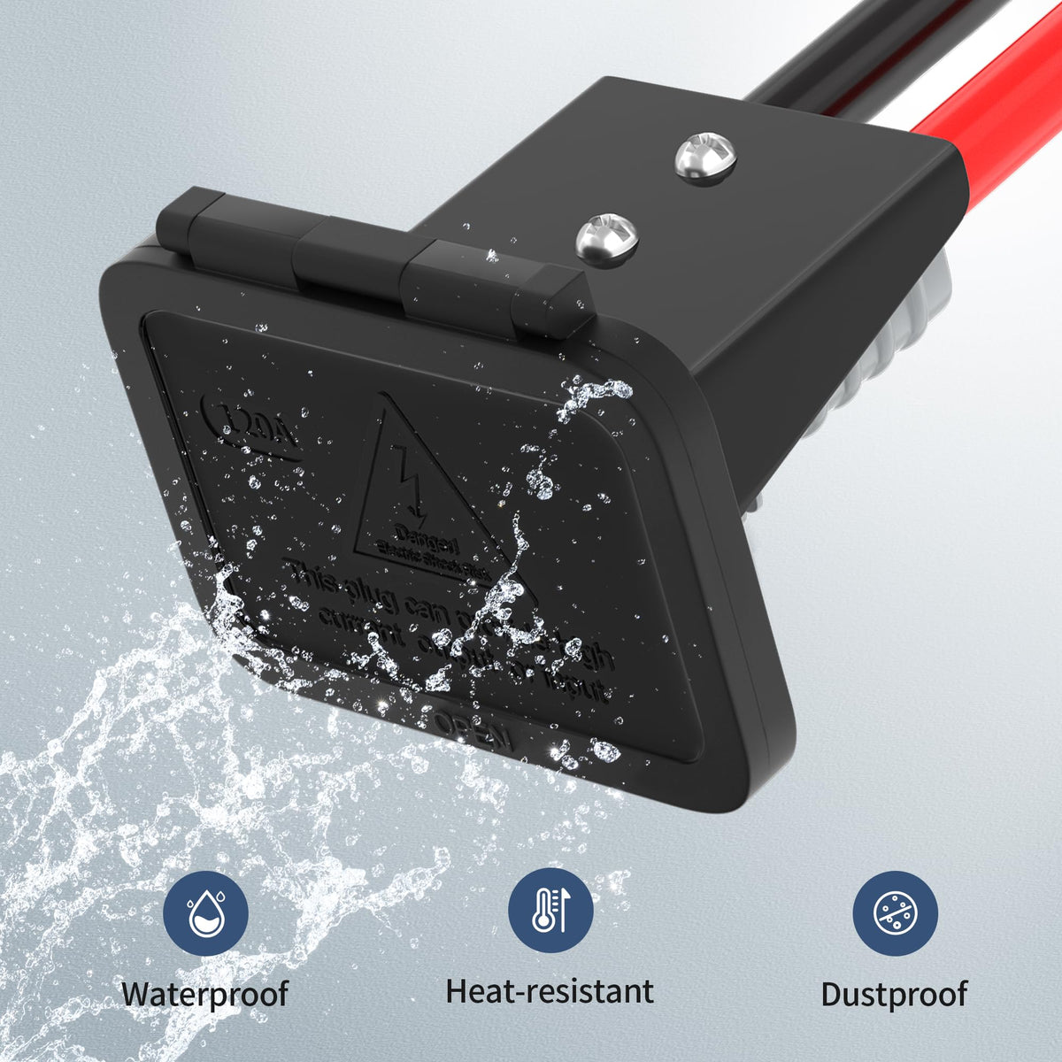 RVBOATPAT installed in dashboard providing tidy, accessible power
