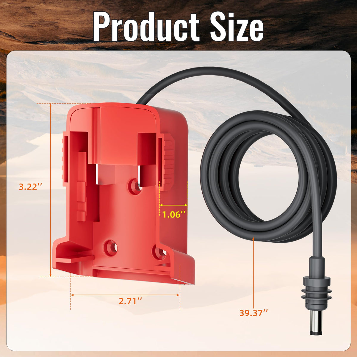 RVBOATPAT plug connected to battery showing quick plug-and-play convenience