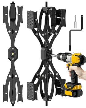 Rvdeaa front view of stabilizer showing compact storage and quick setup benefit