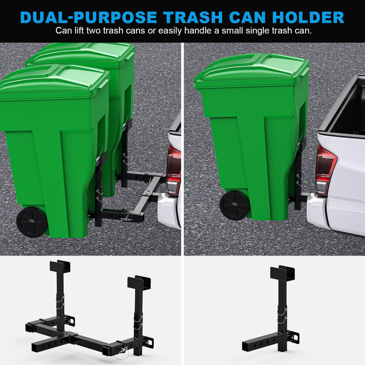 Rvdeaa installed on pickup while backing up showing improved maneuverability benefit
