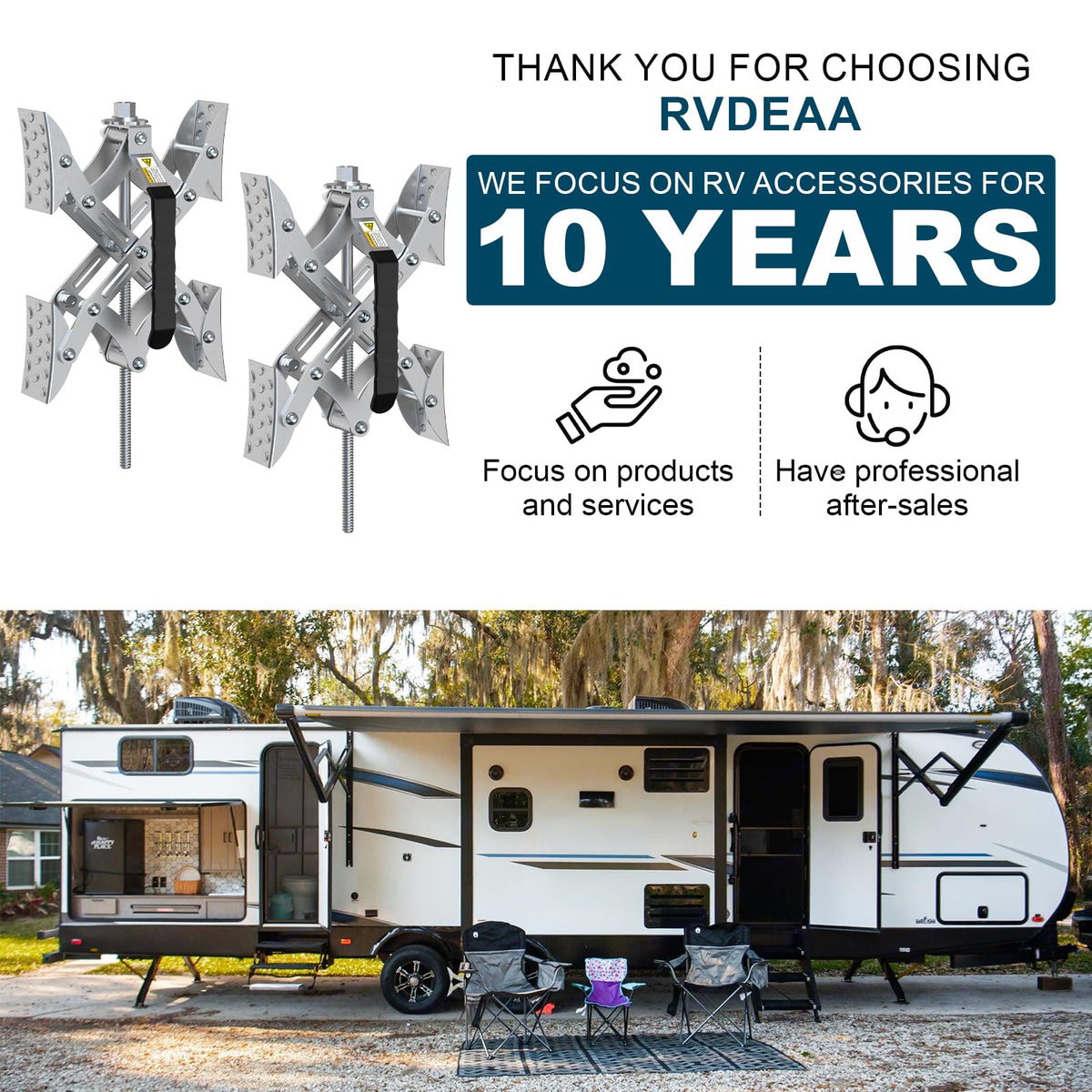Rvdeaa lifestyle campsite setup demonstrating stable overnight comfort