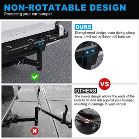 Rvdeaa side profile with two trash cans demonstrating stable transport benefit