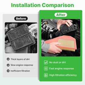 RVgolf cabin filter placed in HVAC compartment improving interior air