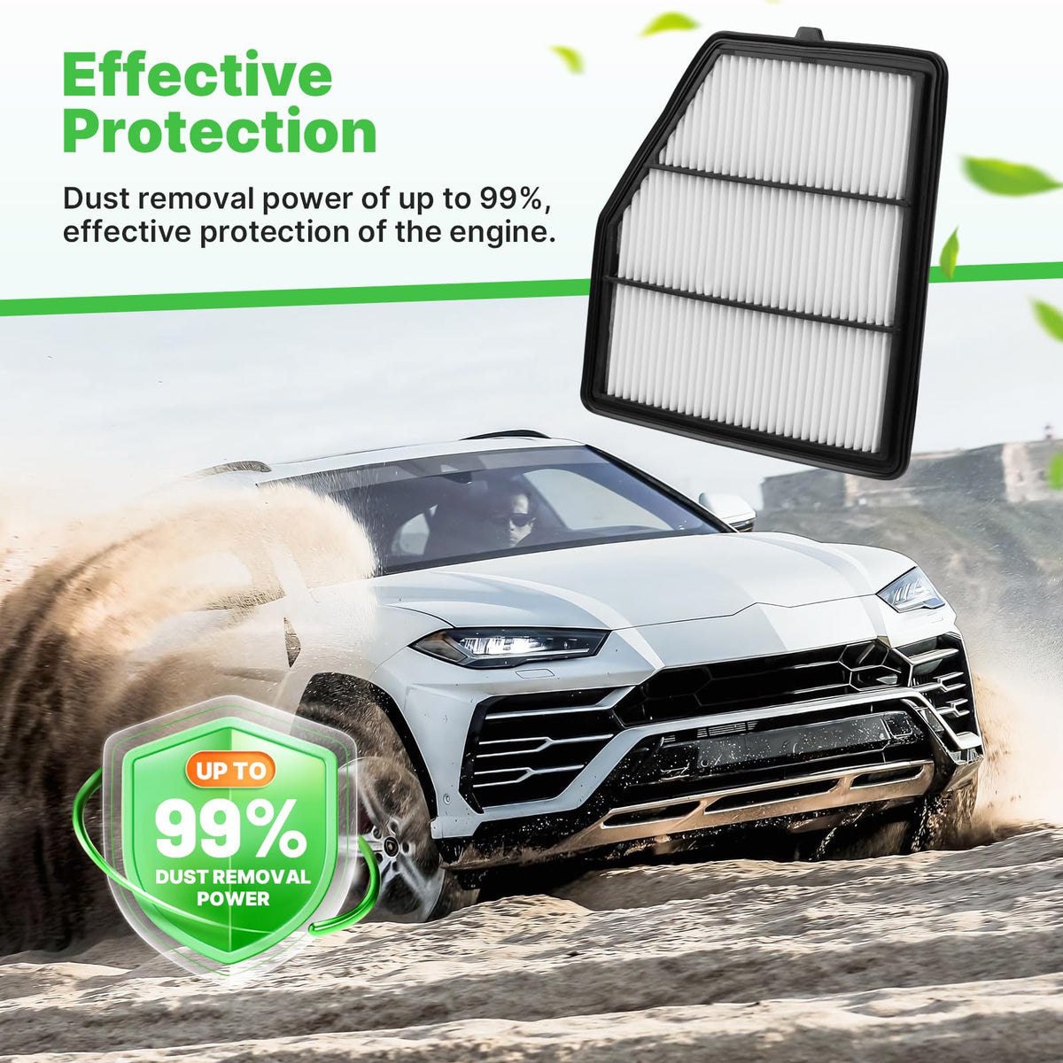 RVgolf cabin filter layers close-up showing multi-layer filtration benefit