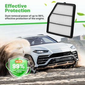 RVgolf cabin filter layers close-up showing multi-layer filtration benefit
