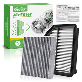 RVgolf engine filter front view showing clean-fit design and improved protection