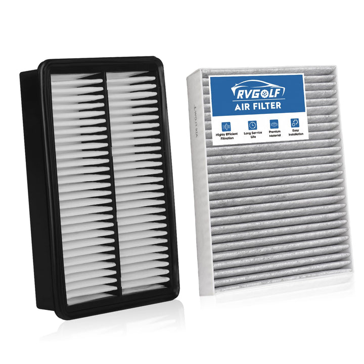 RVgolf engine filter front view showing precise fitment and protection