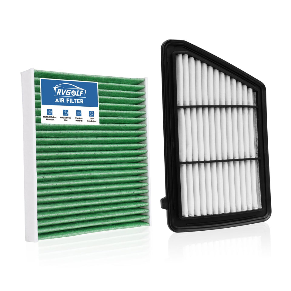 RVgolf engine filter front view showing fit and durability benefits