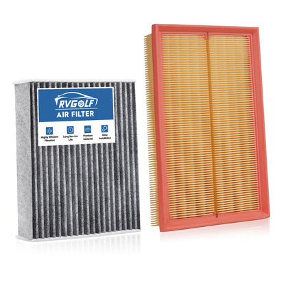 RVgolf engine filter front view showing fitment and protection