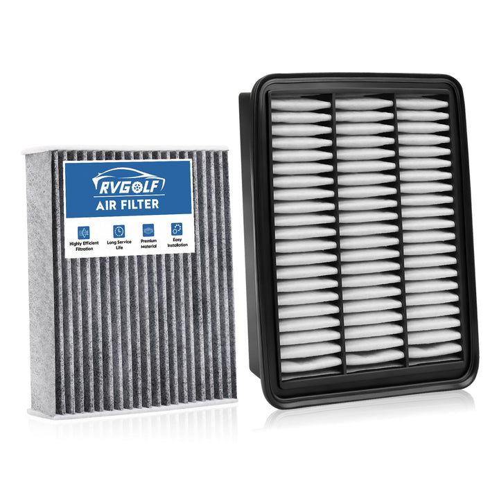 RVgolf front packaging showing CX-9 filter set and clear fitment info for easy selection