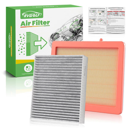 RVgolf front packaging showing both engine and cabin filters for easy selection