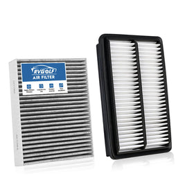 RVgolf front packaging showing engine and cabin filters and clear fit benefit