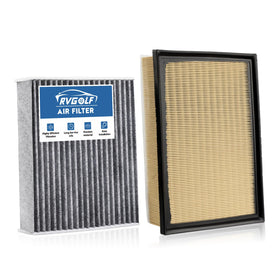 RVgolf front packaging showing filters and clear compatibility information benefits quick identification