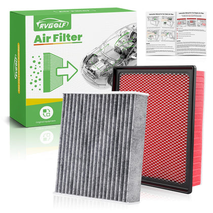 RVgolf front packaging showing complete Tacoma filter kit and fitment benefit