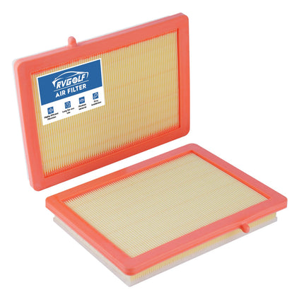 RVgolf front view of two filters showing packaging and fit confirmation benefit