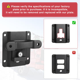 RVgolf installed tie downs in truck bed showing secure anchor points for safe transport