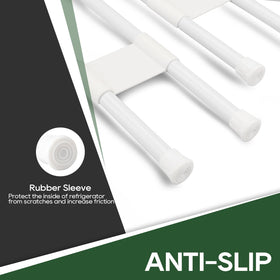 RVGUARD adjustable rod extended showing measurement for correct fit
